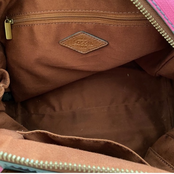 Fossil Chevron Satchel - Picture 4 of 6